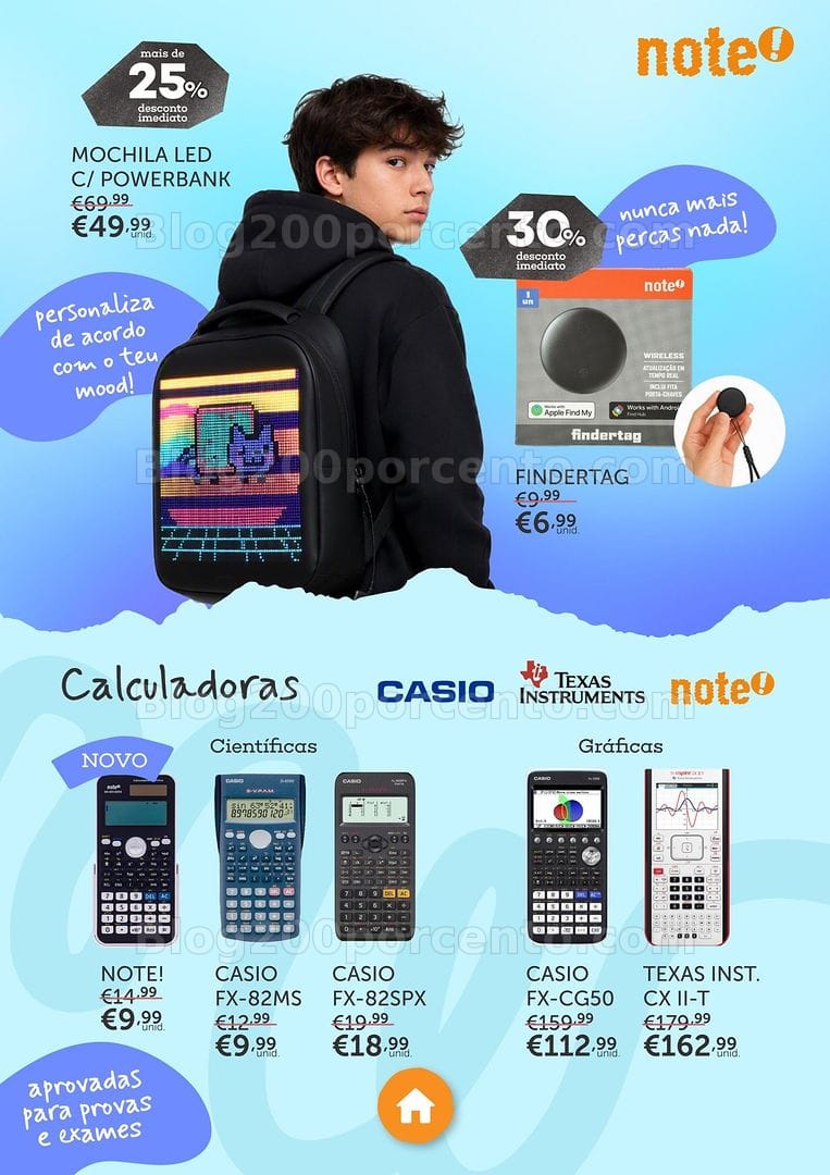 Antevisão Folheto NOTE Regresso às Aulas Promoções até 21 setembro